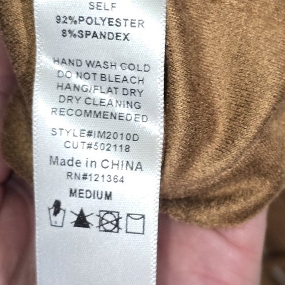 Vocal Tan Fringe Mini Dress - Picture 5 of 5